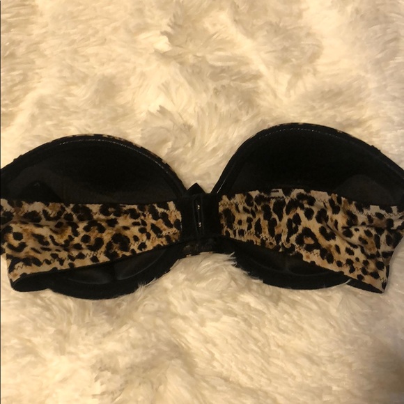Cheetah Print Strapless Bra - Picture 3 of 7
